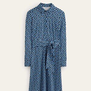 Boden Laura Jersey Midi Shirt Dress Size 6P